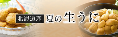 北海道産夏の生うに