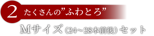 「たくさんの”ふわとろ”」Ｍサイズ本ずわいしゃぶ