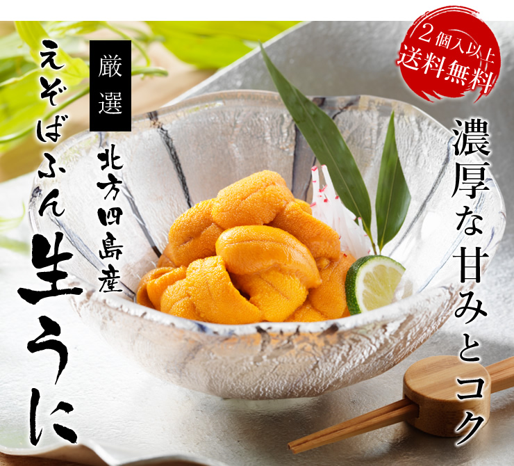 えぞばふんうに（塩水） 海鮮通販の北釧水産