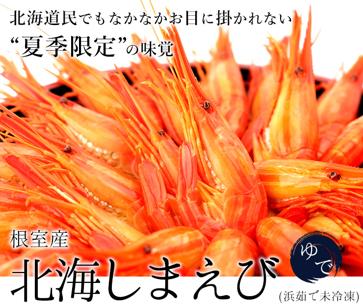 浜茹で北海シマエビ