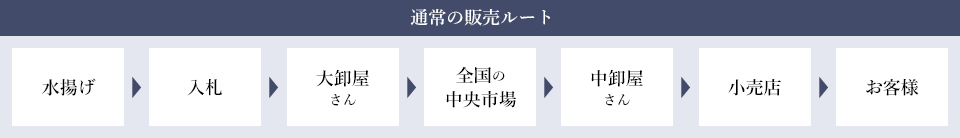 通常の販売ルート