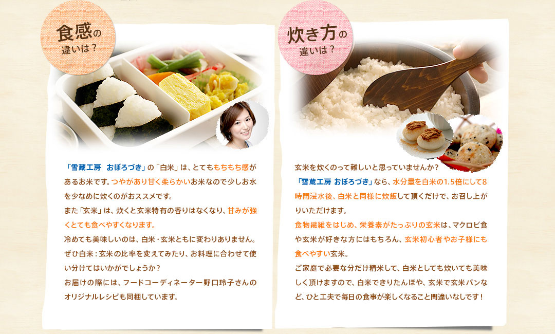 食感の違いは？炊き方の違いは？