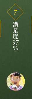 満足度97%